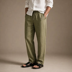 Men's Relaxed Fit Linen Lower