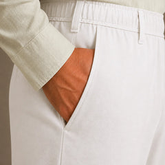 Men's Relaxed Fit Linen Lower