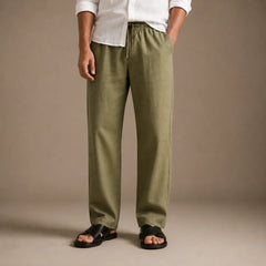Men's Relaxed Fit Linen Lower
