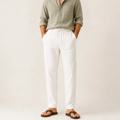 Men's Relaxed Fit Linen Lower